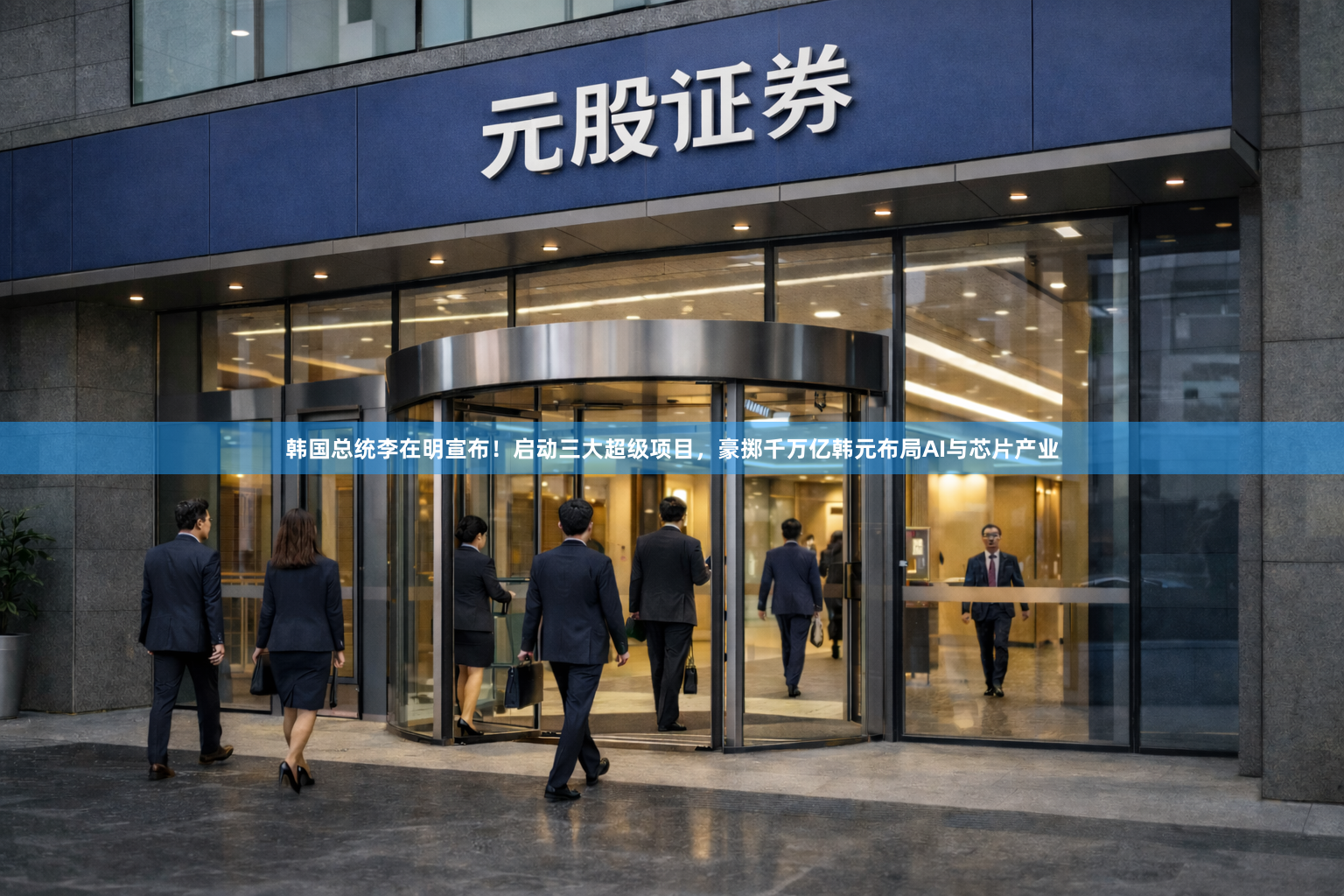 韩国总统李在明宣布！启动三大超级项目，豪掷千万亿韩元布局AI与芯片产业