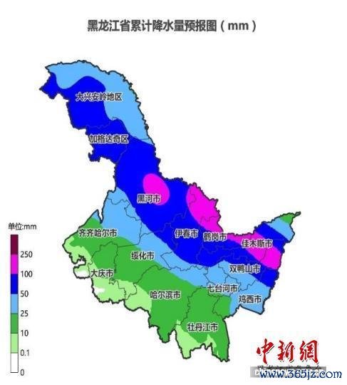未来3天黑龙江省北部将迎暴雨