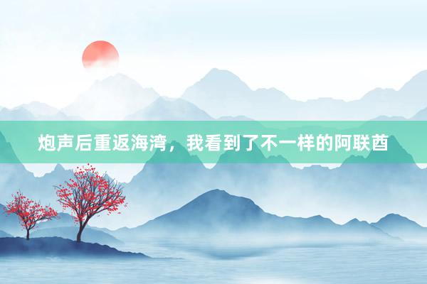 炮声后重返海湾，我看到了不一样的阿联酋